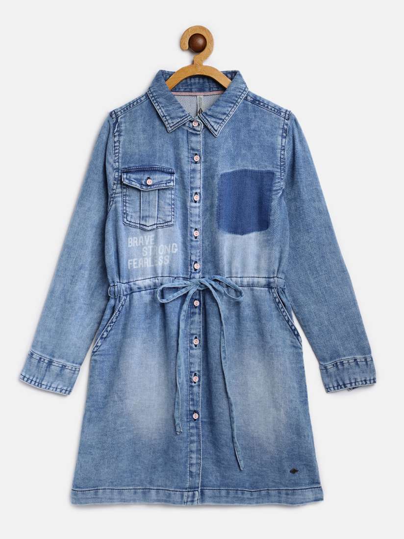 Cooper Denim Fiit & Flare Dress