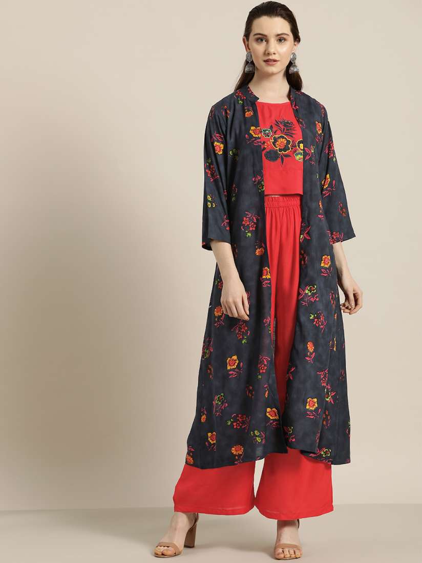 Jacket kurtis on myntra deals