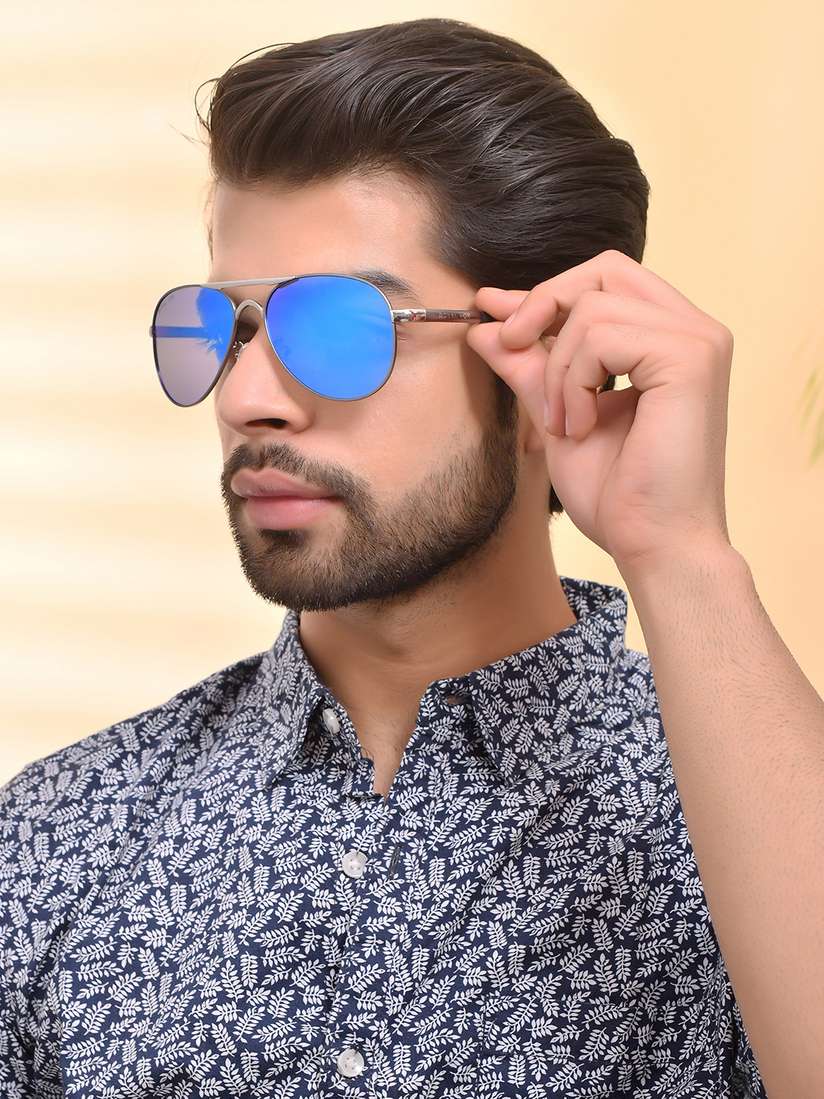 ROYAL SON Men Polarised and UV Protected Aviator Sunglasses CHI0082-C3