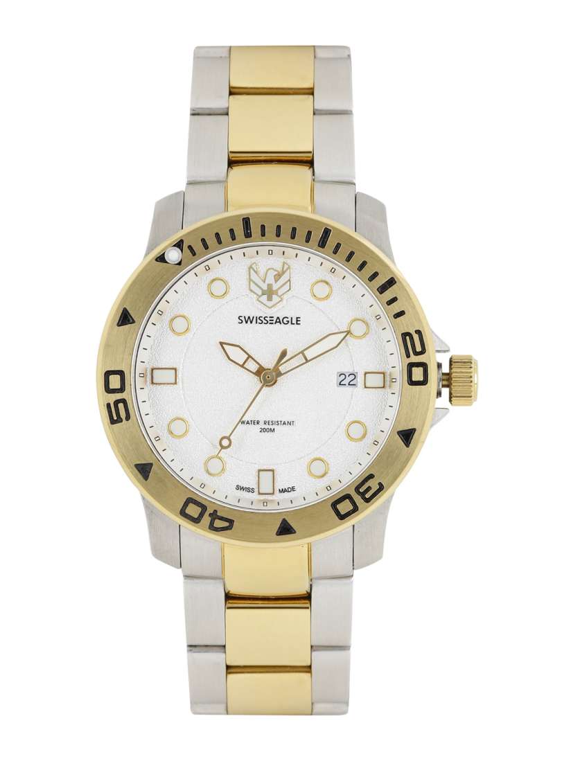 Buy Swiss Eagle Women White Dial Watch SE 6004 22 Watches for Women 1151221 Myntra