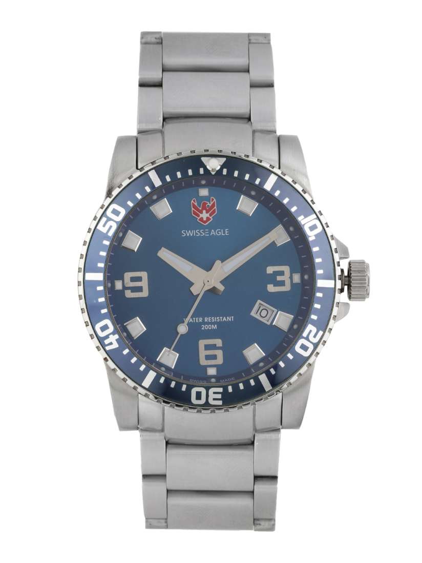 Buy Swiss Eagle Men Blue Dial Watch SE 9007 22 Watches for Men 1151257 Myntra