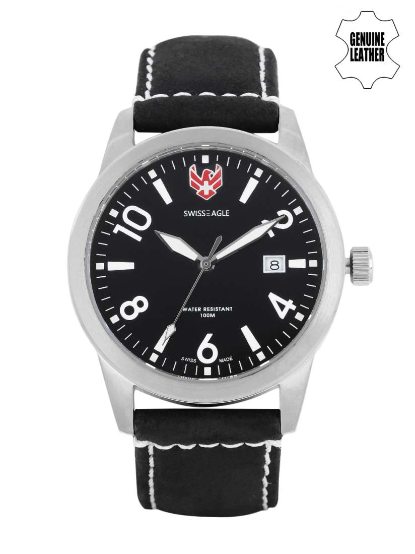 Swiss eagle water resistant 100m sale