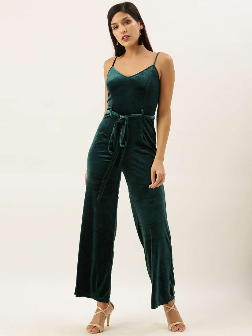 Teal jumpsuit forever 21 shop