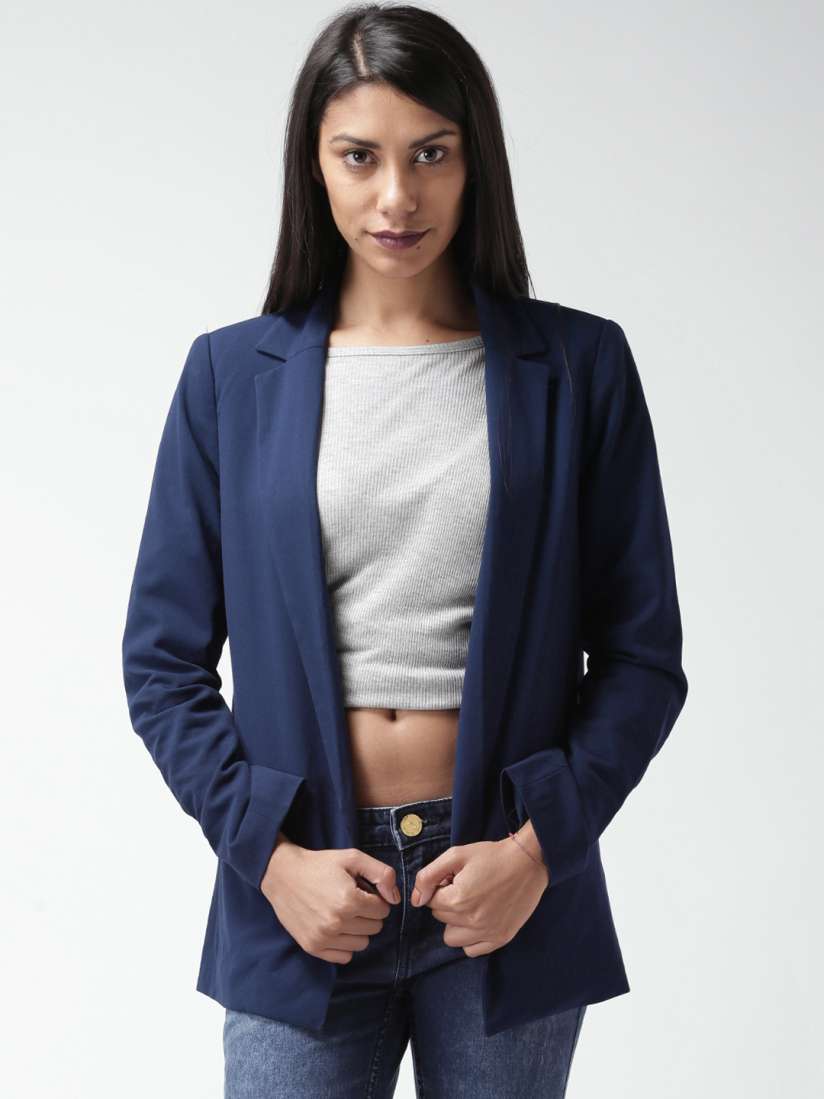 Buy FOREVER 21 Blue Jacket Jackets for Women 1152608 Myntra
