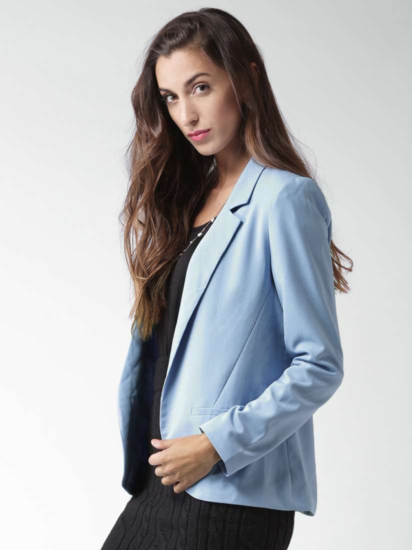 Buy FOREVER 21 Blue Jacket Jackets for Women 1152780 Myntra