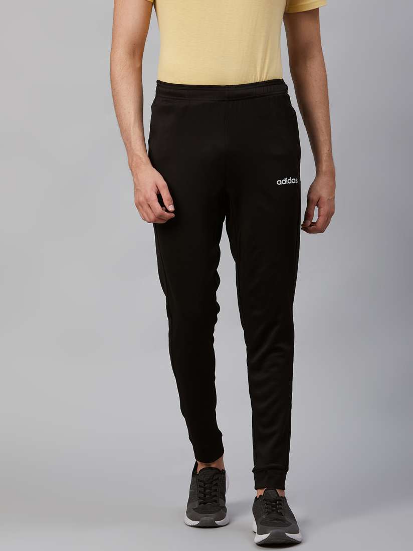 Buy ADIDAS Men Black D2M Knitted Solid Joggers Track Pants for Men 11530590 Myntra