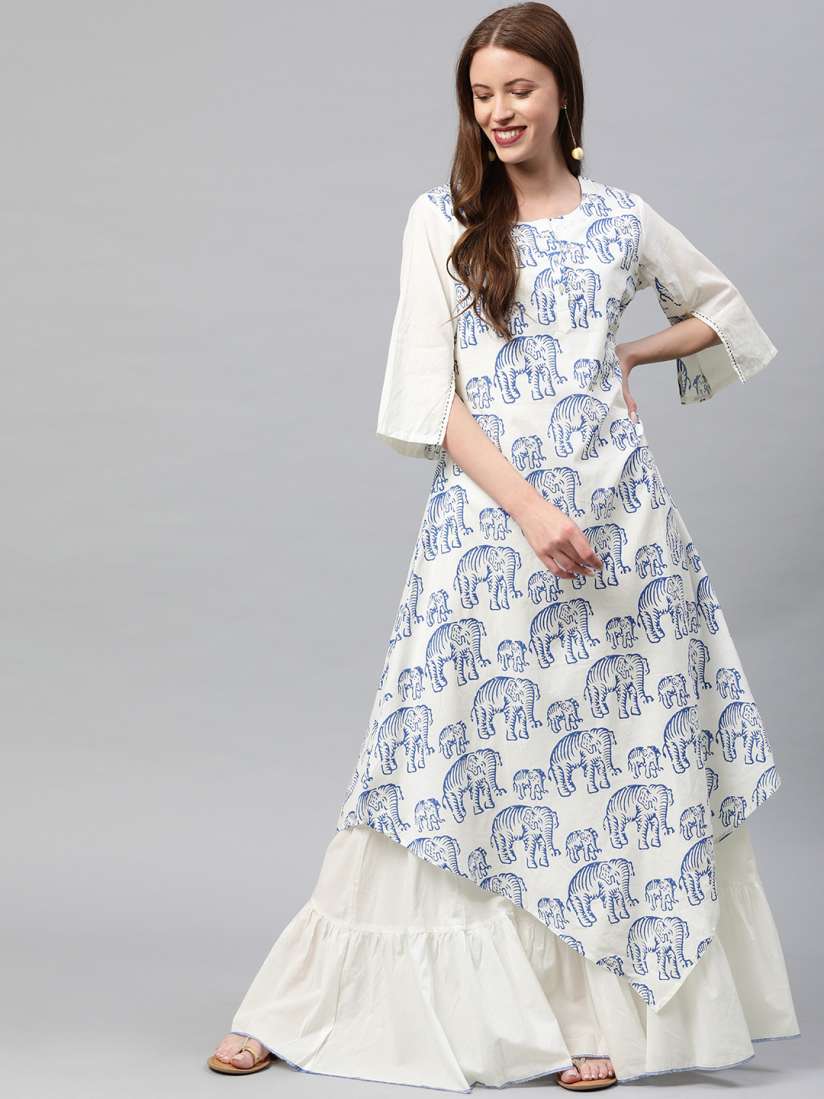 Floor length kurtis myntra online