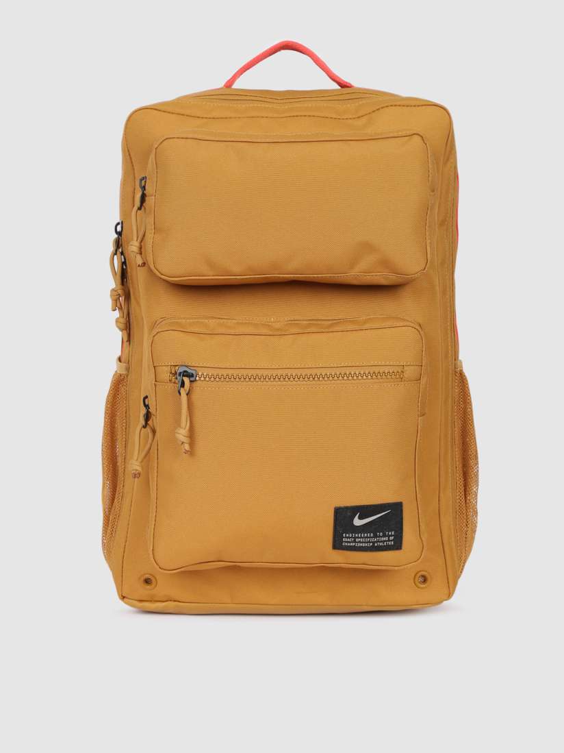 Buy Nike Men Yellow Solid Backpack Backpacks for Men 11547500 Myntra