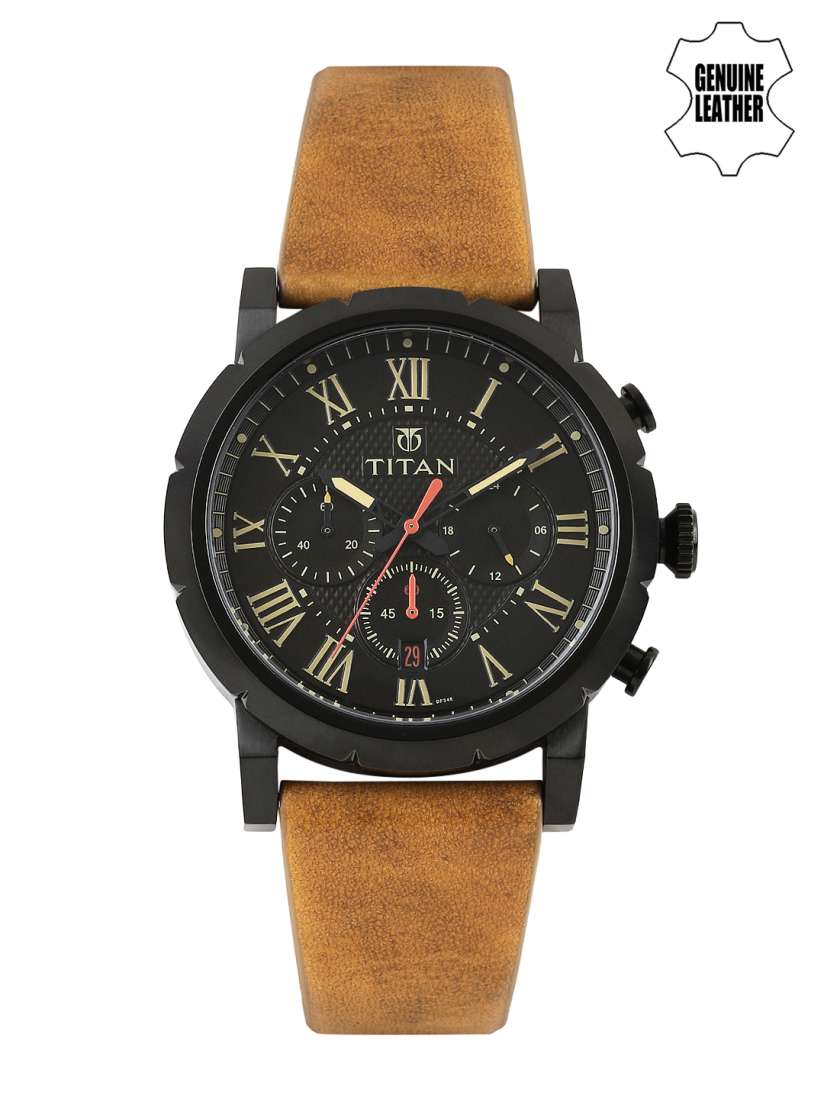 Buy Titan Men Black Dial Chronograph Watch 90050NL01J Watches for Men 1155009 Myntra