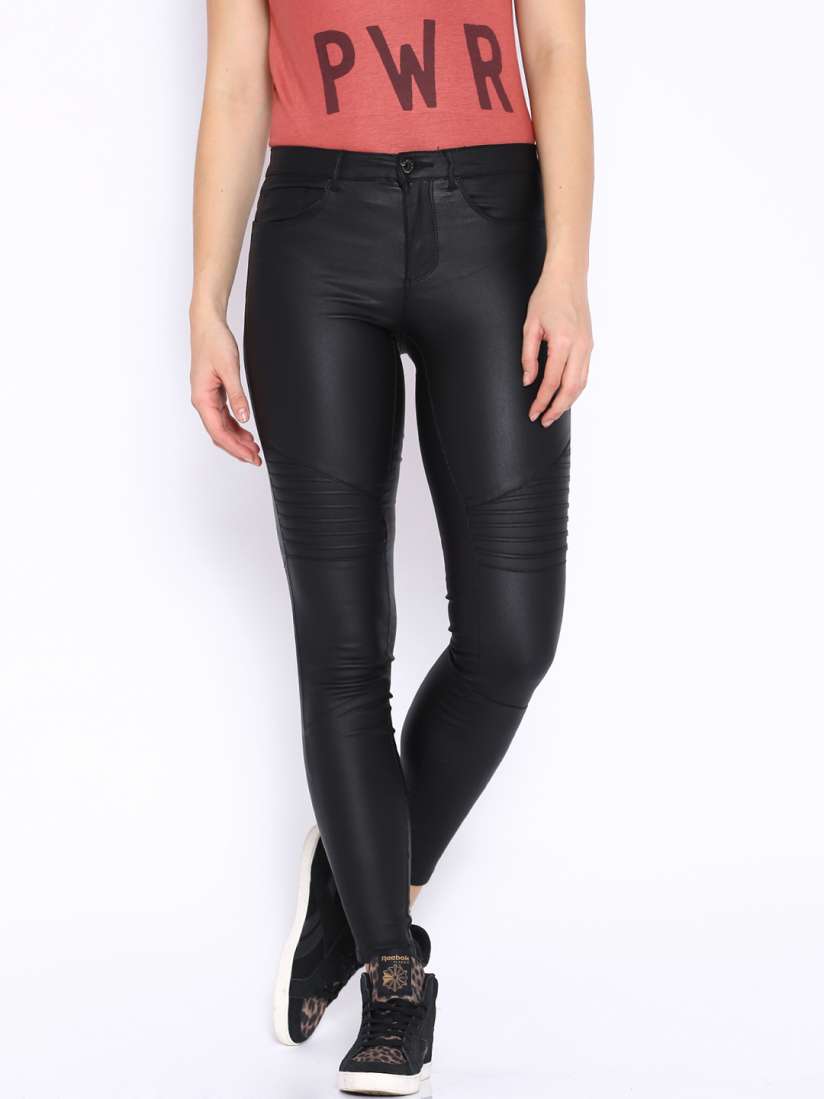 Buy ONLY Black Jeggings Jeggings for Women 1155924 Myntra