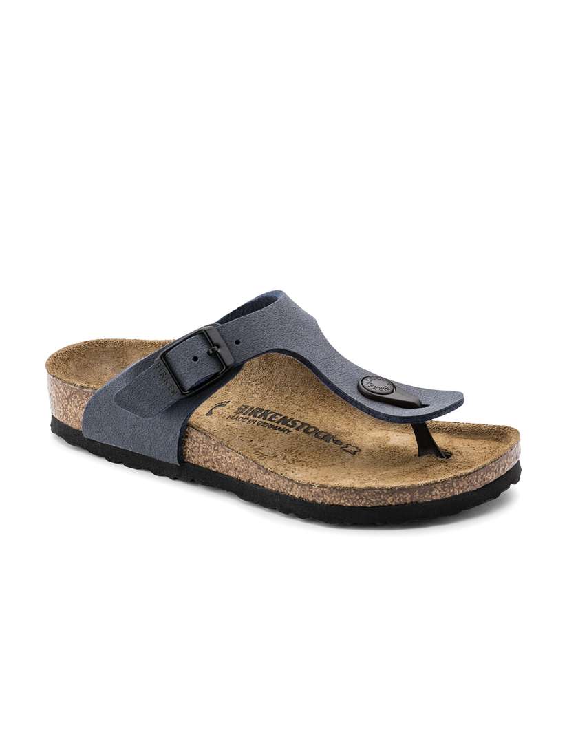 Narrow navy sandals sales