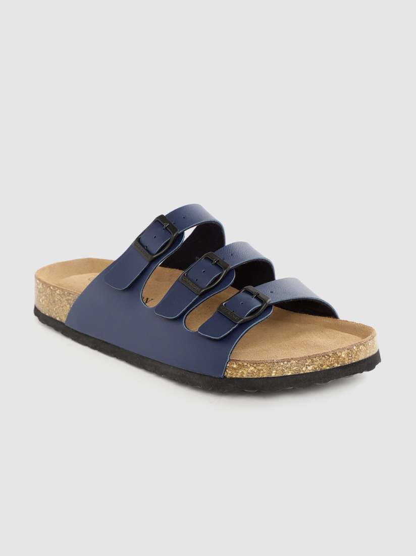 Buy Carlton London Men Navy Blue Comfort Sandals with Buckle Detail Sandals for Men 11562828 Myntra
