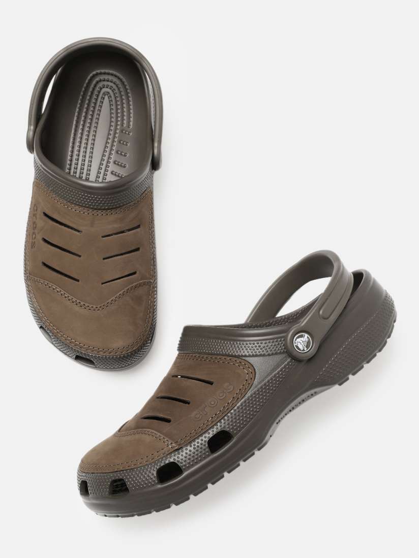 Buy Crocs Men Brown Solid Clogs Flip Flops for Men 11567658 Myntra