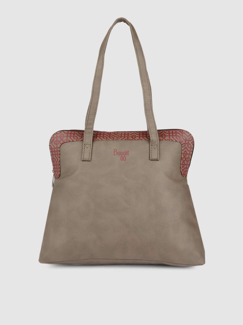 Buy Baggit Grey Solid Shoulder Bag Handbags for Women 11567714 Myntra