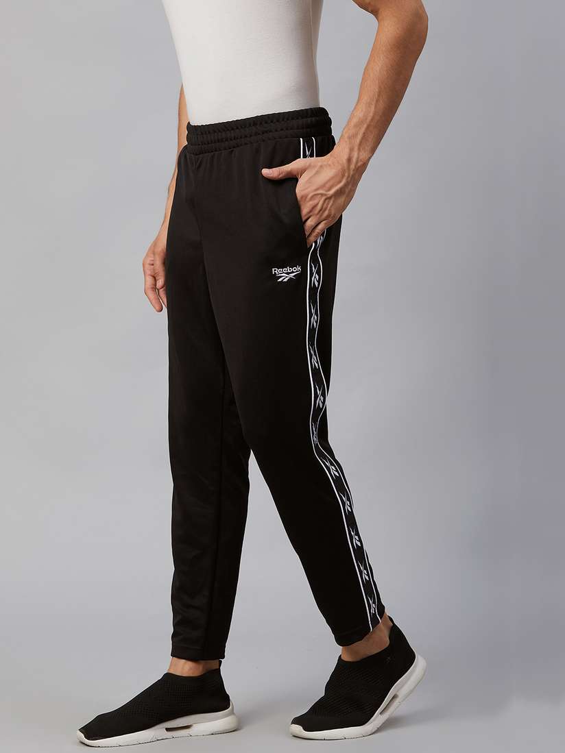 Buy Reebok Classic Men Black Vector Tape Track Pants - Track Pants for Men  11573782 | Myntra