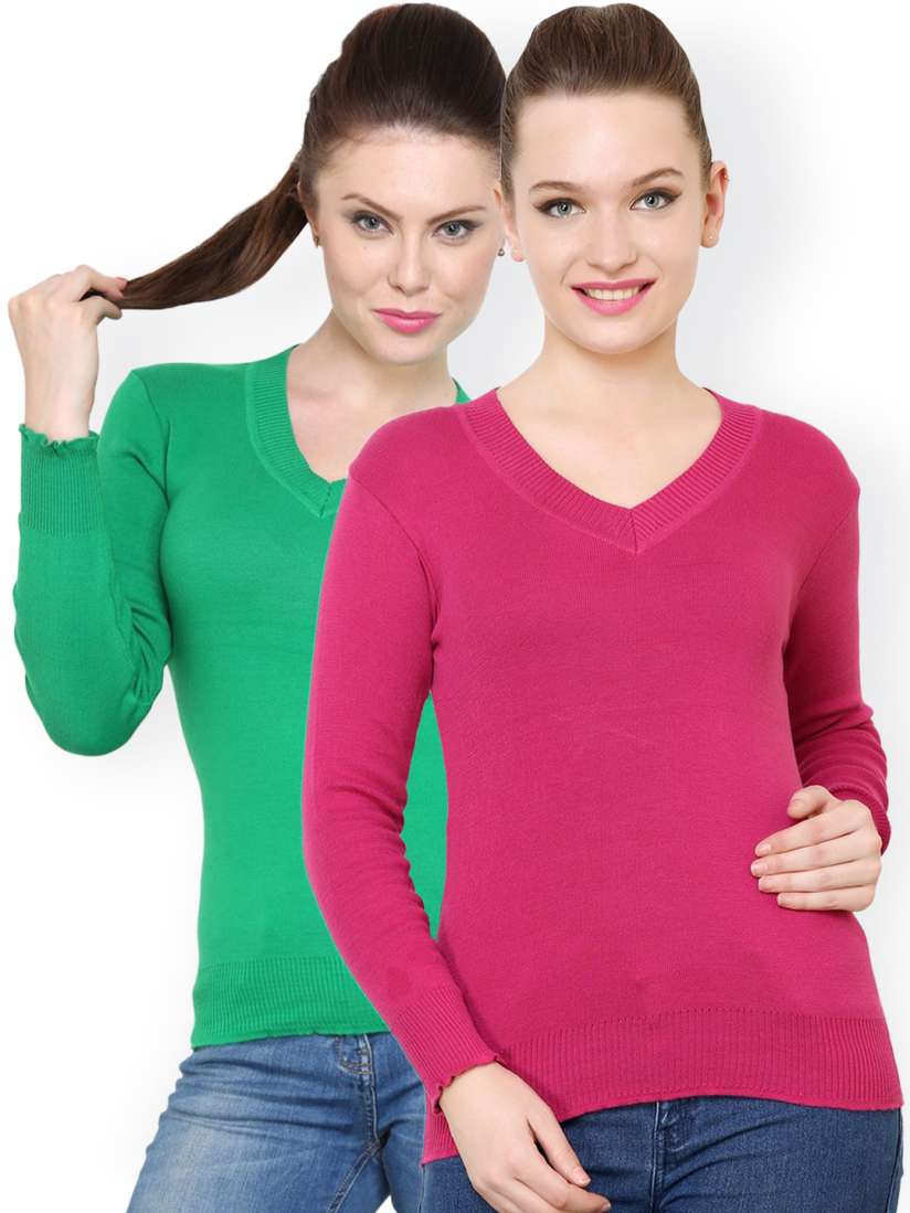 Buy Renka Pack of 2 Sweaters Sweaters for Women 1158339 Myntra