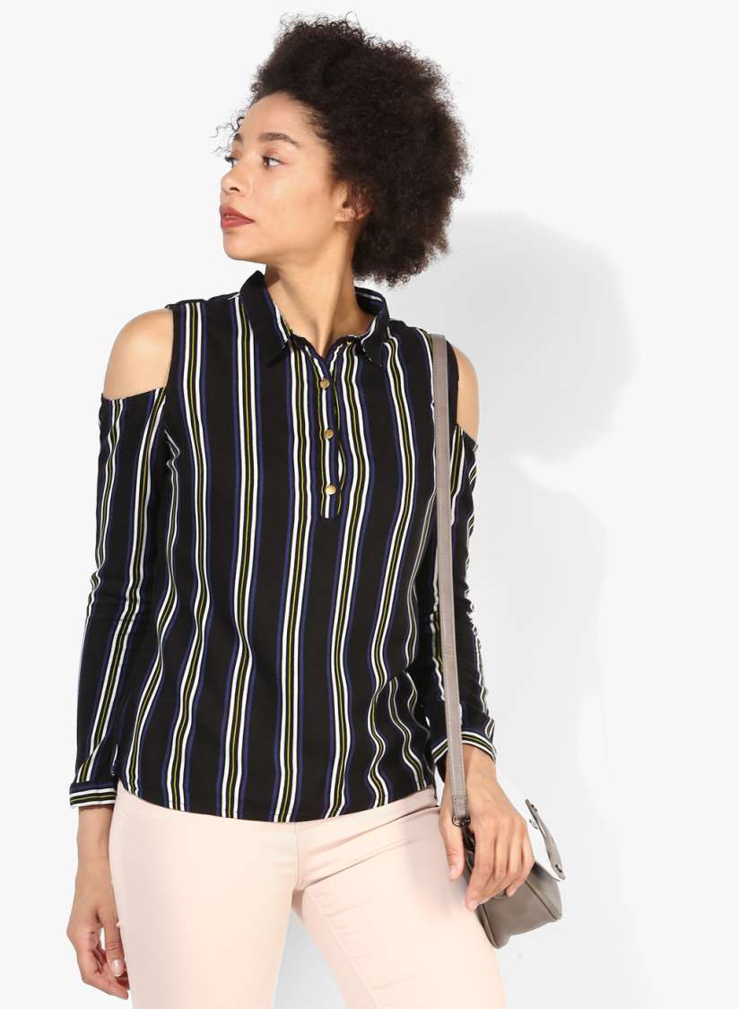 Elle cold shoulder top hot sale