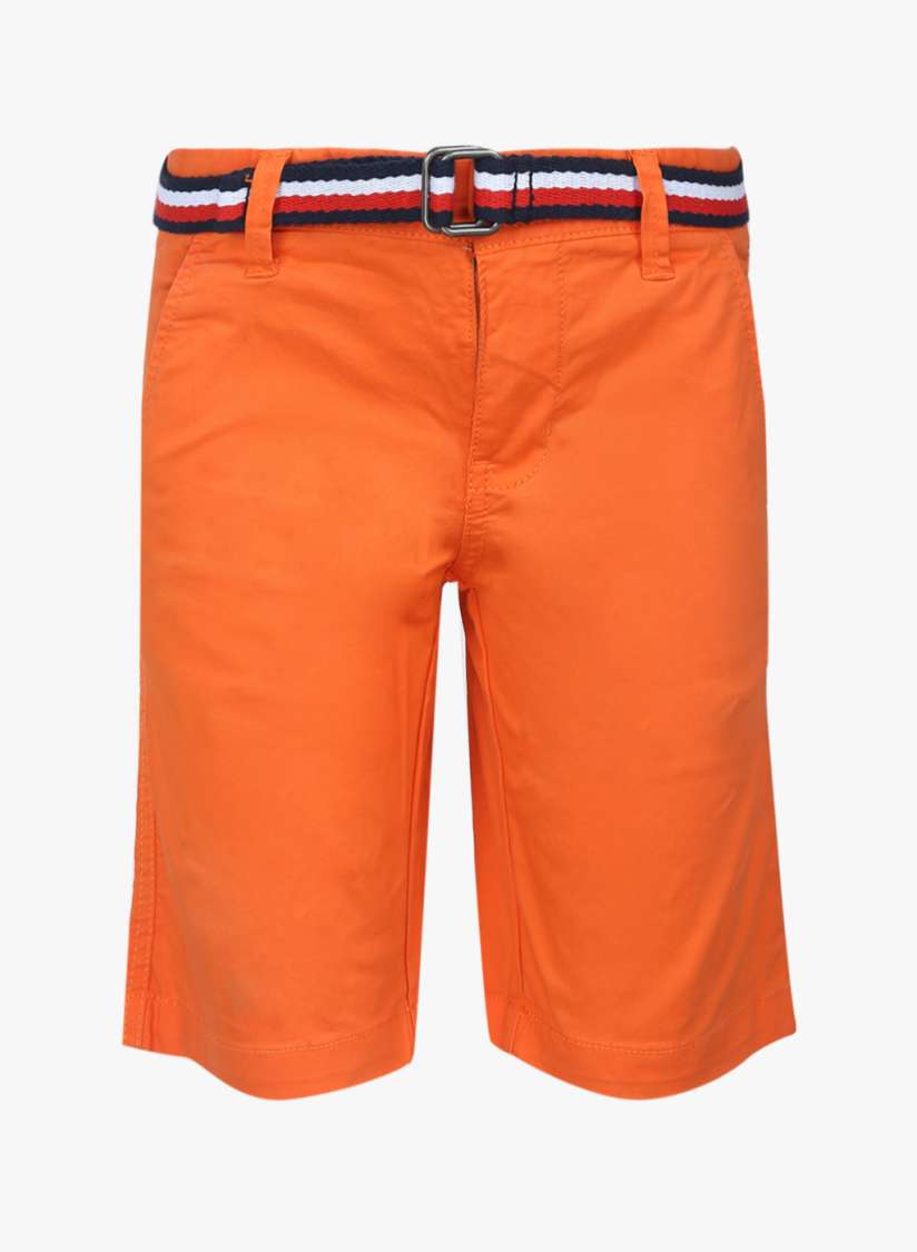 Buy Tommy Hilfiger Boys Orange Solid Regular Fit Chino Shorts Shorts for Boys 11601450 Myntra