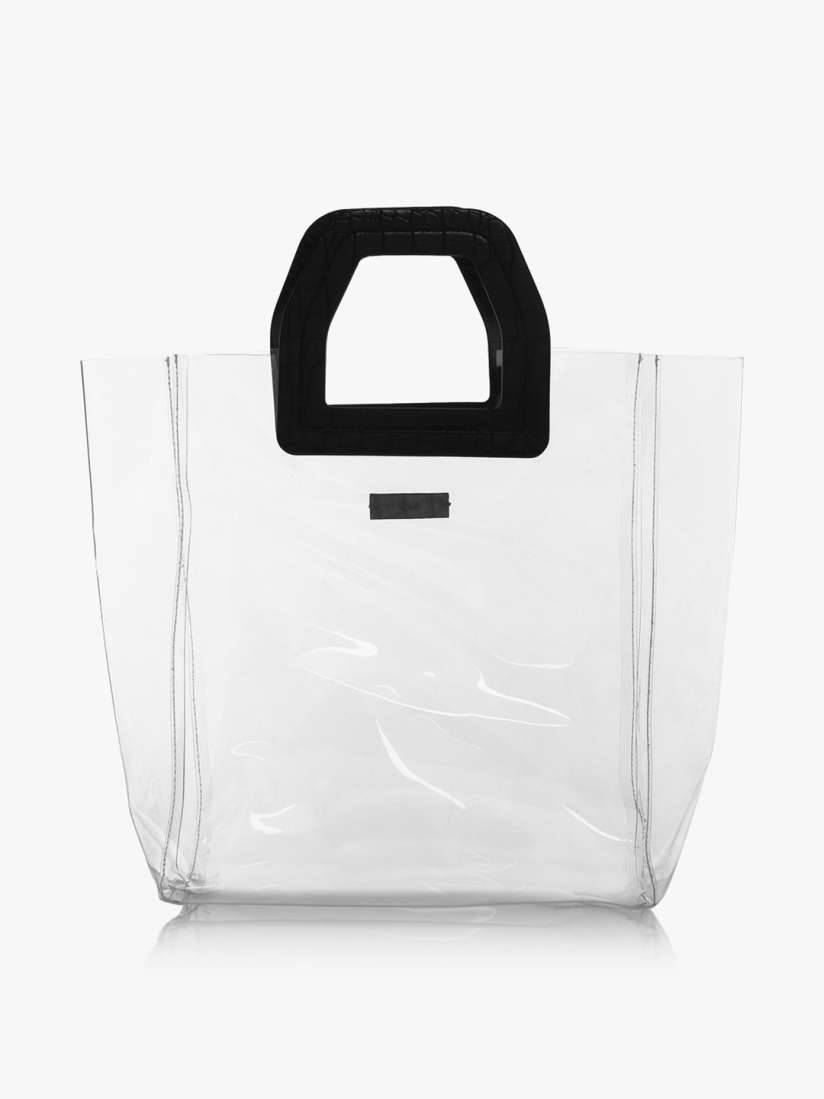 Buy MANGO Women Transparent Tote Bag Handbags for Women 11606152 Myntra
