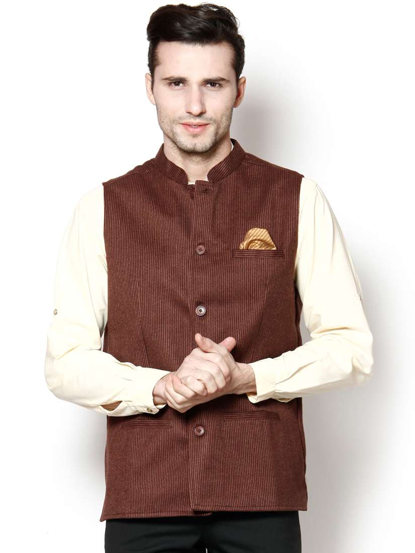 Buy even Maroon Woollen Slim Fit Nehru Jacket Nehru Jackets for Men 1161094 Myntra
