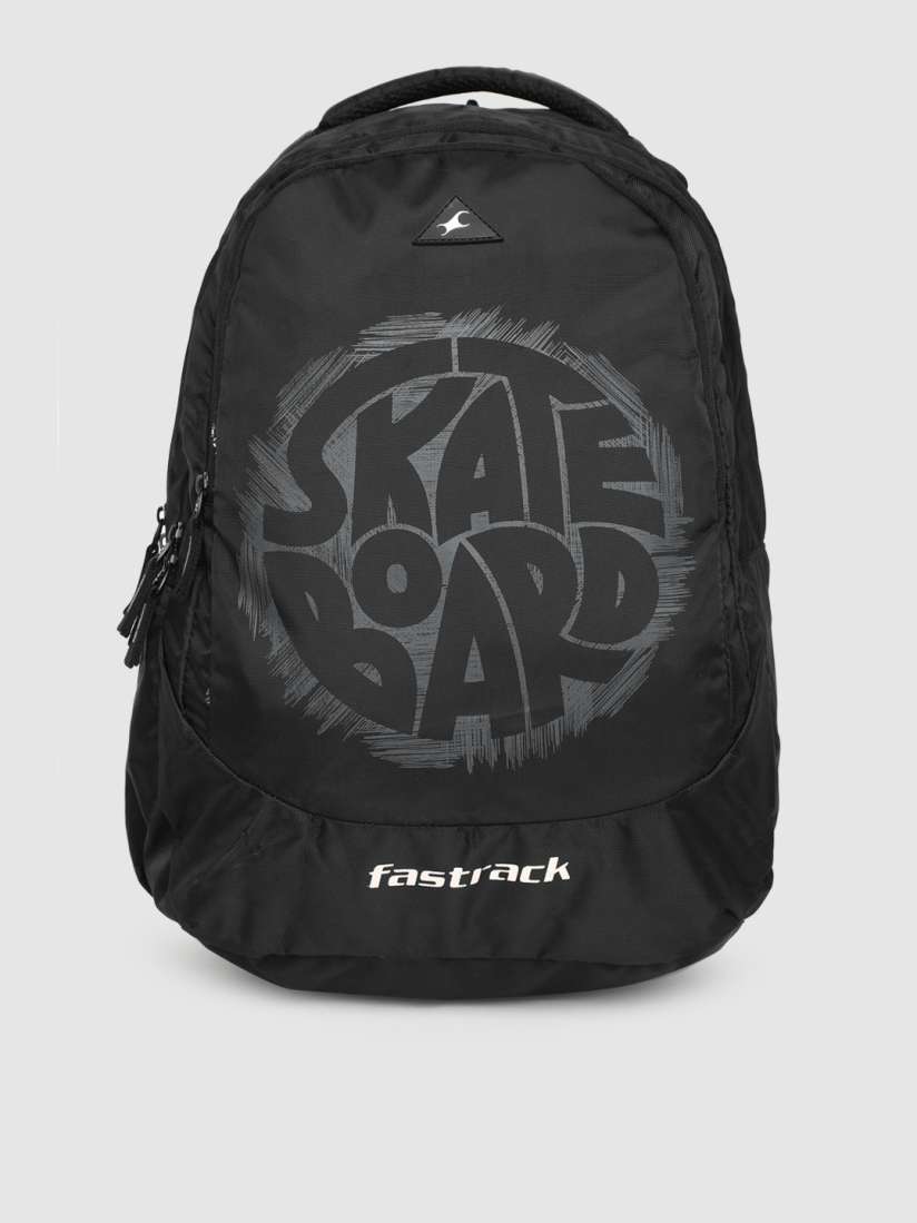 Buy Fastrack Unisex Black Typography Printed Backpack Backpacks for Unisex 11610968 Myntra