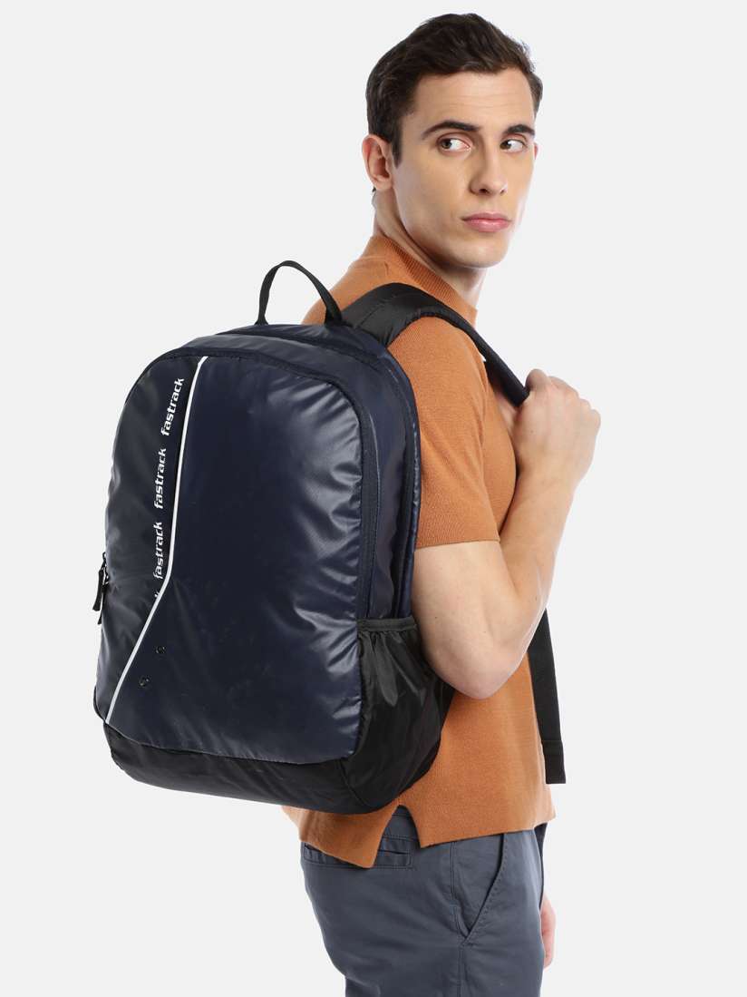 Buy Fastrack Unisex Navy Blue Brand Logo Printed Backpack Backpacks for Unisex 11610994 Myntra