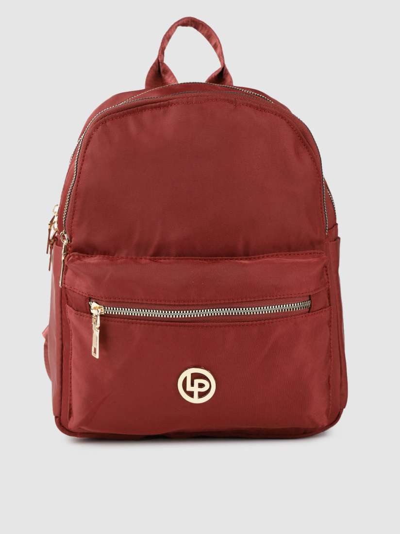 Maroon backpack women's cheap