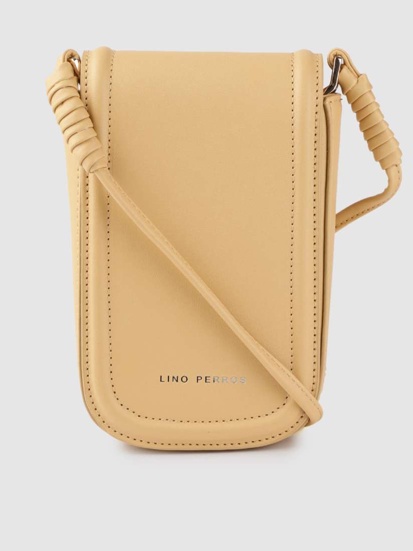 Buy Lino Perros Womens Beige Solid Sling Bag Handbags for Women 11632624 Myntra