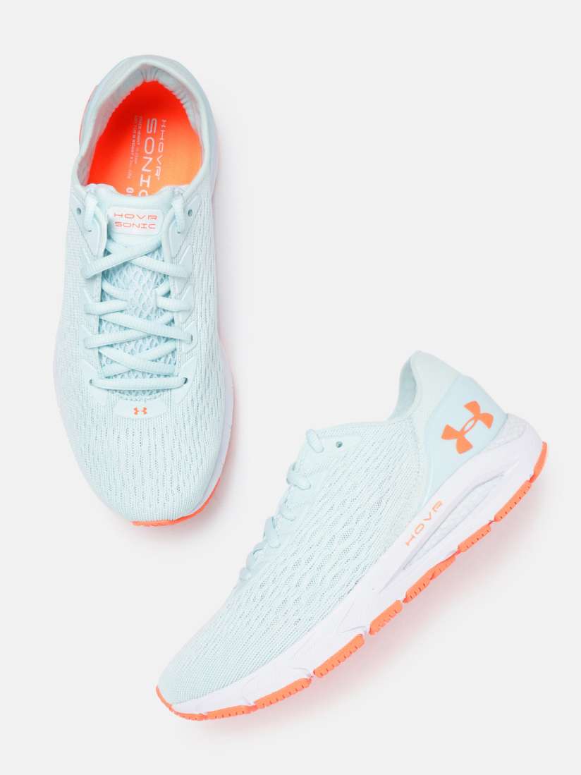Buy UNDER ARMOUR Women Blue Woven Design HOVR Sonic 3 Bluetooth Running Shoes Sports Shoes for Women 11634244 Myntra