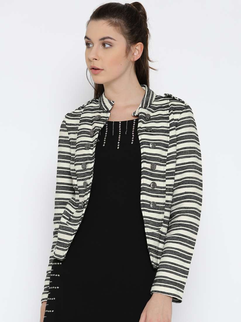 Striped jacket women's sale