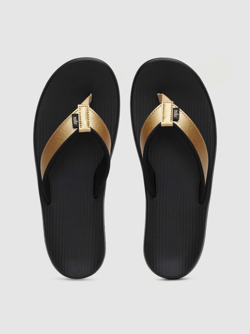 Buy Nike Women Gold Toned Solid BELLA KAI Thong Flip Flops Flip Flops for Women 11652298 Myntra