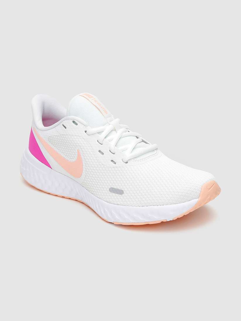 Buy Nike Women White REVOLUTION 5 Running Shoes Sports Shoes for Women 11652308 Myntra