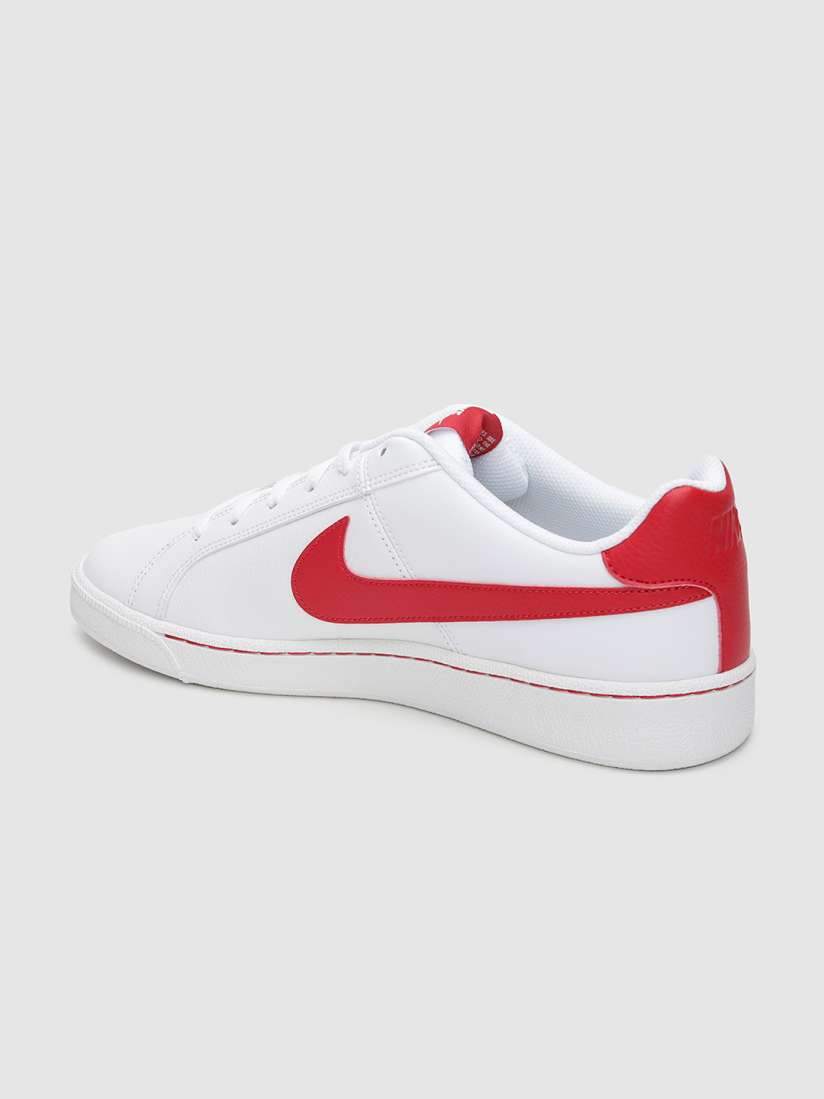 Nike court royale white and red best sale