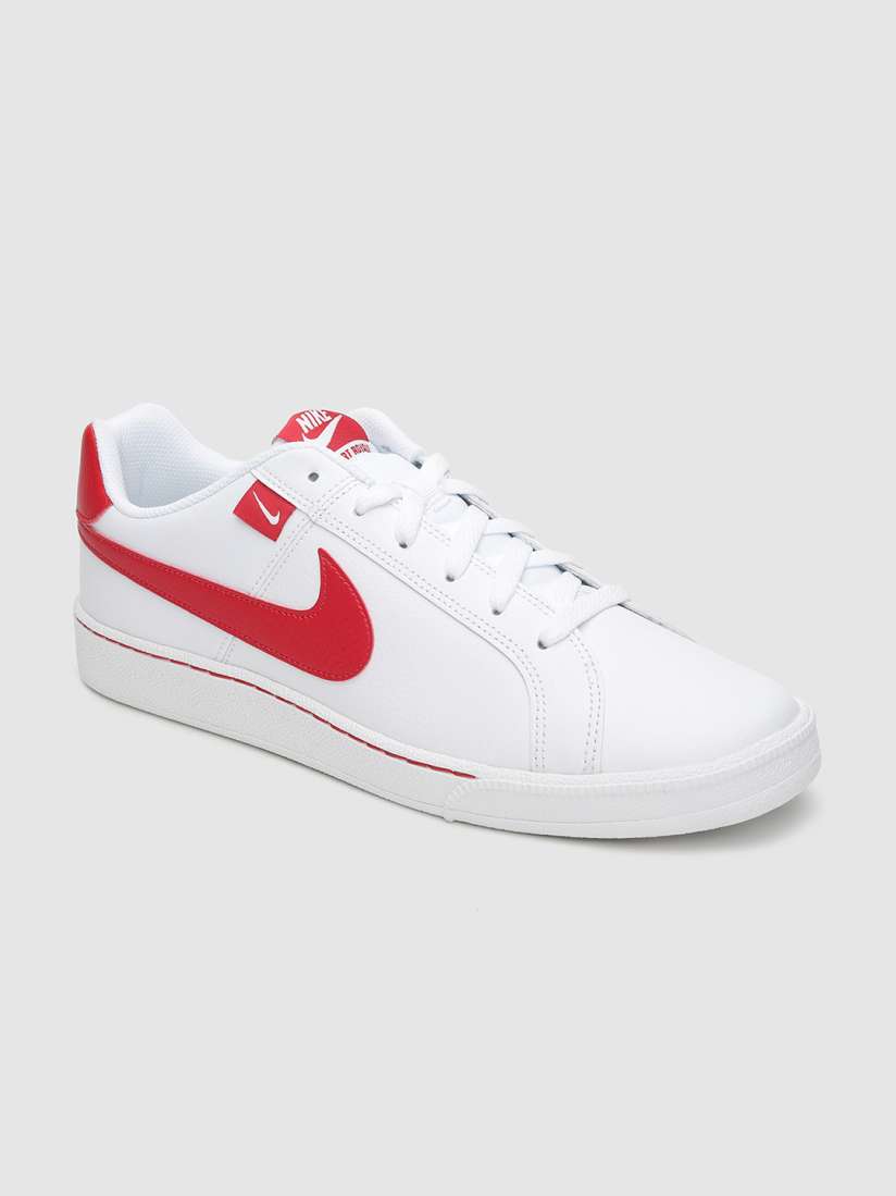 Nike men white solid court royale sneakers shop