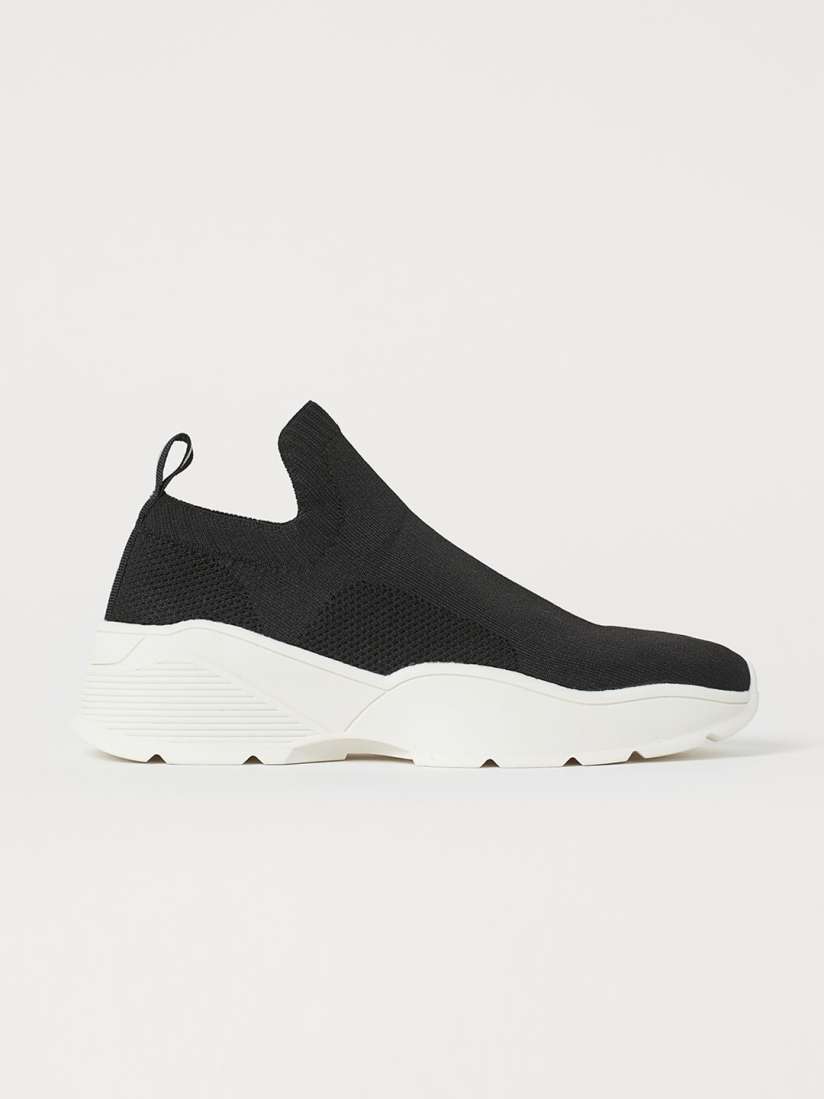 Buy H M Women Black Solid Fully Fashioned Trainers Casual Shoes for Women 11655050 Myntra