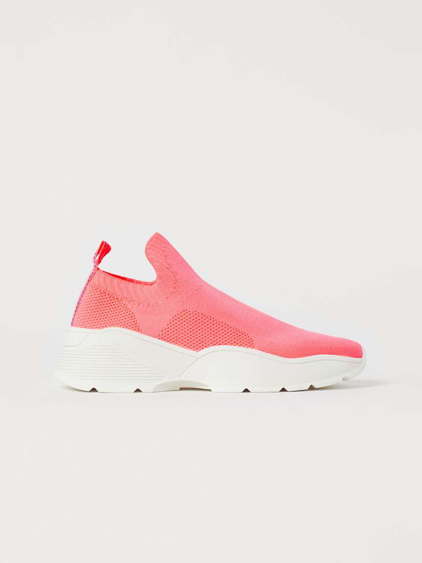 Buy H M Women Pink Solid Fully Fashioned Trainers Casual Shoes for Women 11655064 Myntra