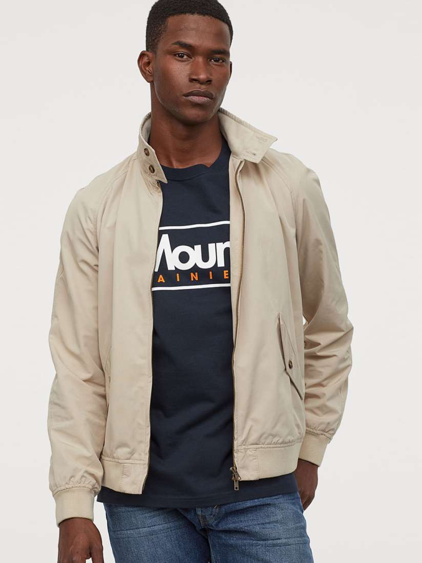 Beige short jacket outlet