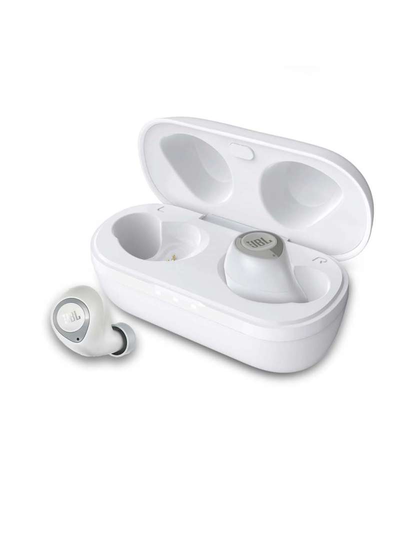 Buy JBL White T100TWS Pure Bass In Ear Wireless Headphones With Voice Assistant Headphones for Unisex 11656280 Myntra