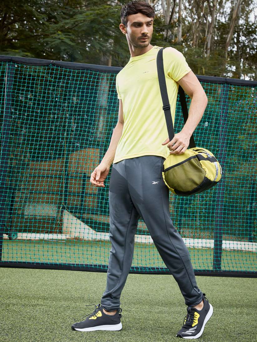 Reebok slim fit track pants hotsell