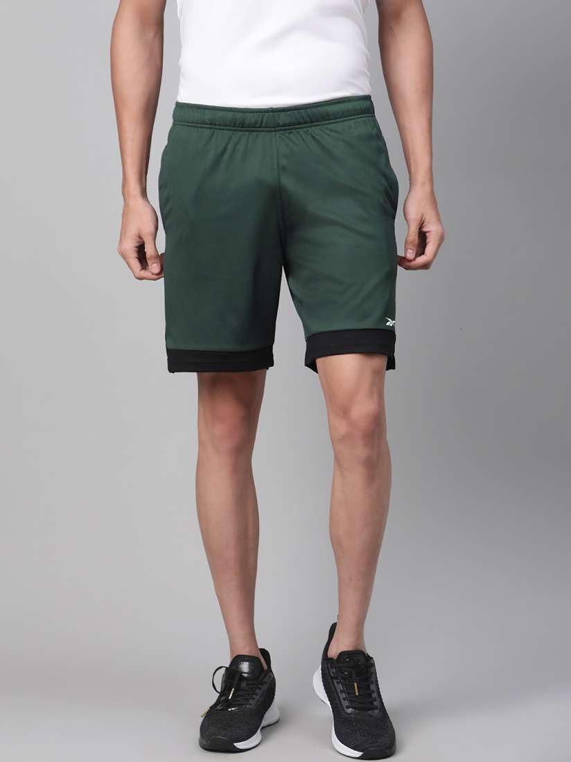 Reebok men's solid performance shorts best sale