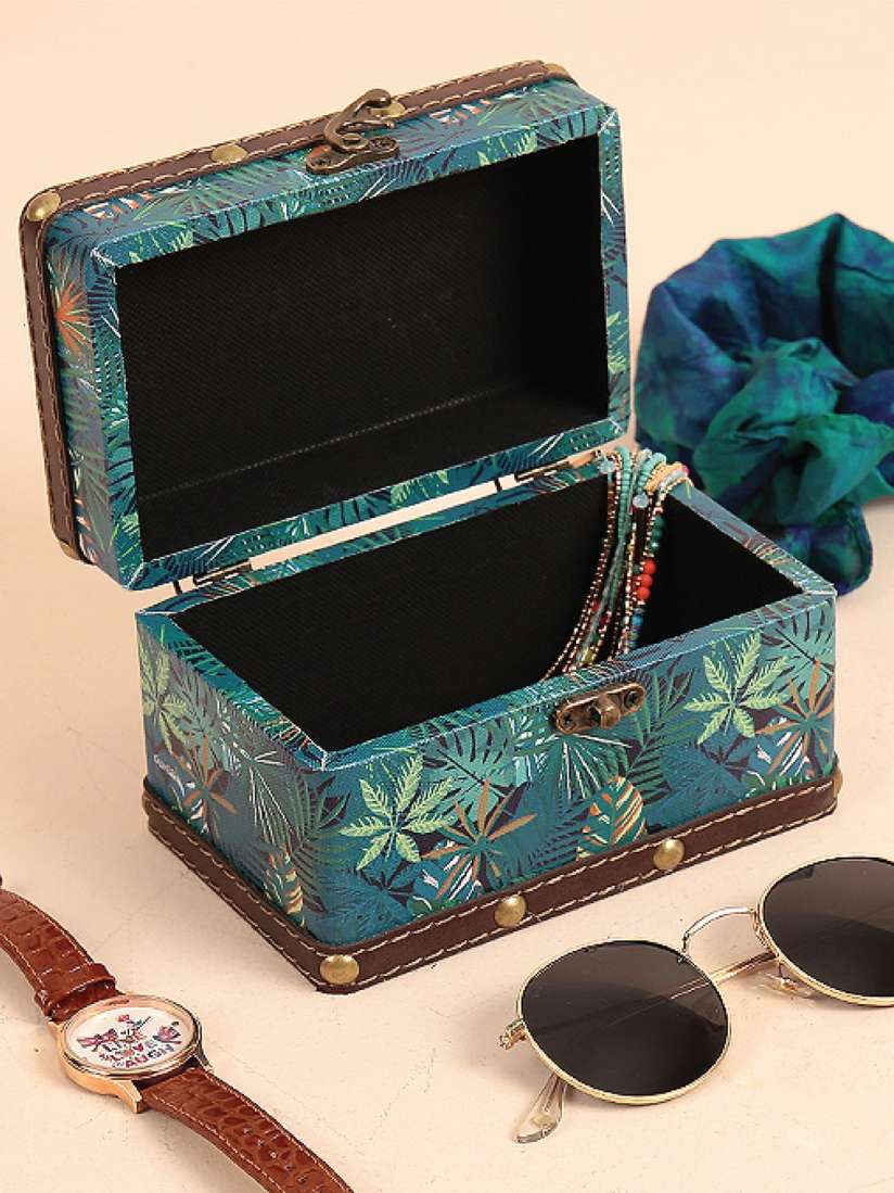 Buy Chumbak Green Pink Printed Tropical Jungle Storage Box Organisers for Unisex 11673818 Myntra