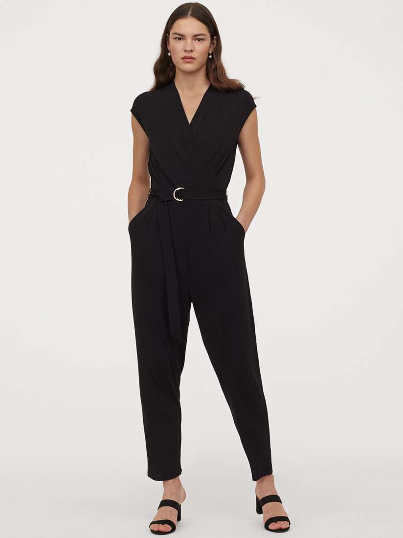 H&m crepe jumpsuit top