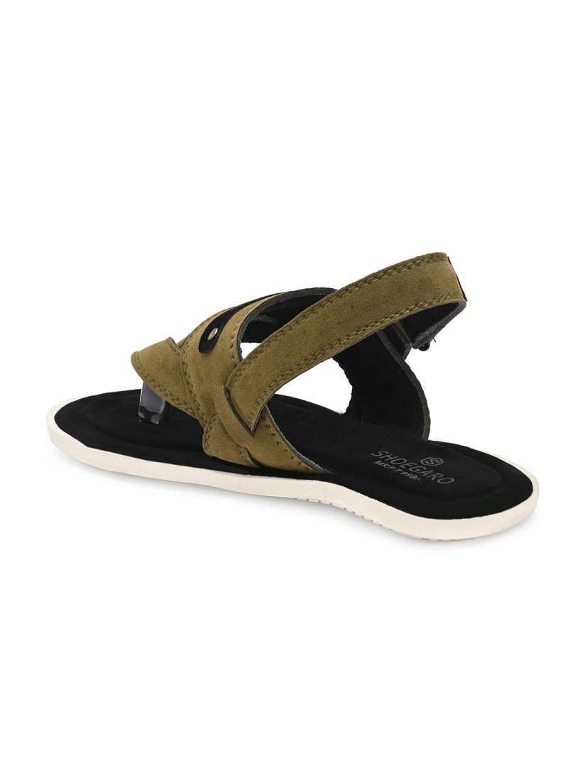 Buy SHOEGARO Men Green Sandals Sandals for Men 11692108 Myntra