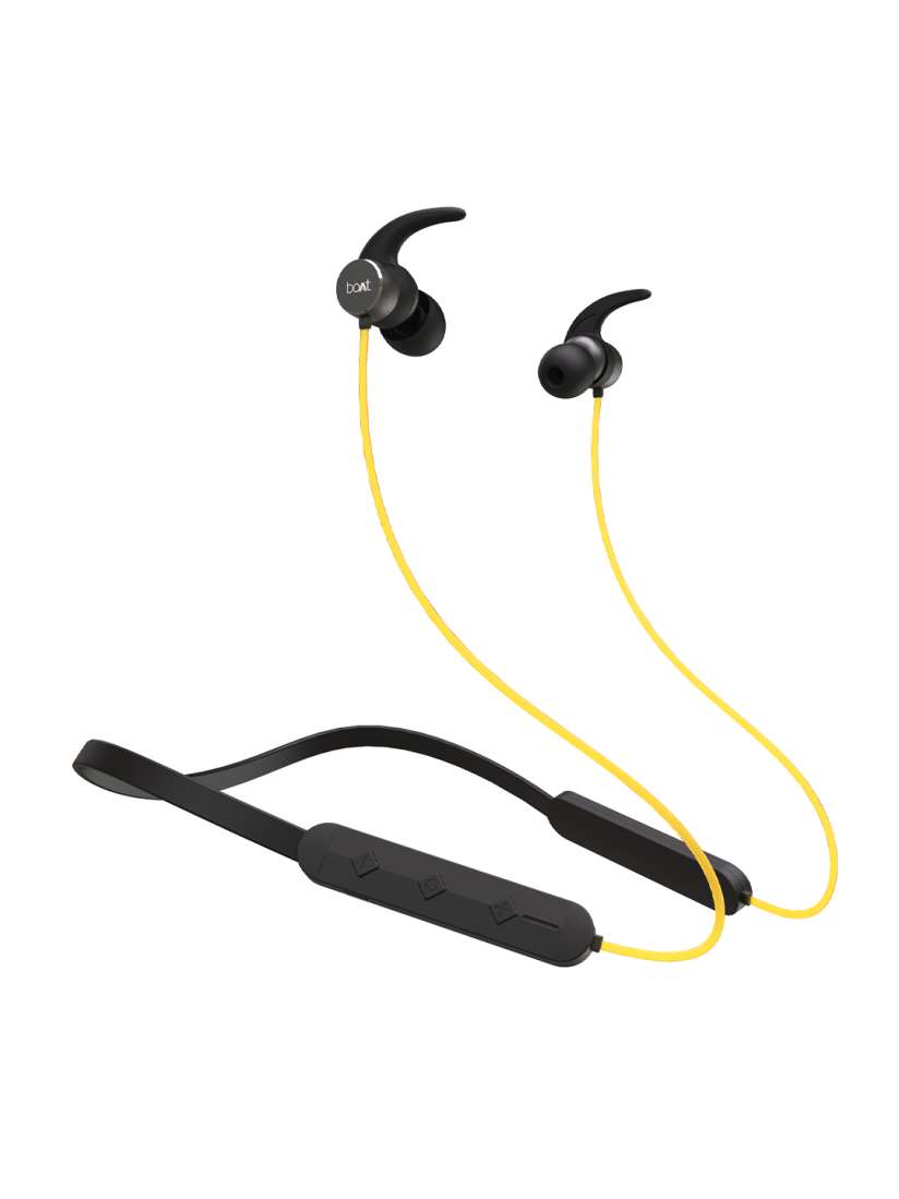 Buy boAt Yellow Rockerz 255M Pro Blazing Sport Wireless Headset Headphones for Unisex 11692266 Myntra