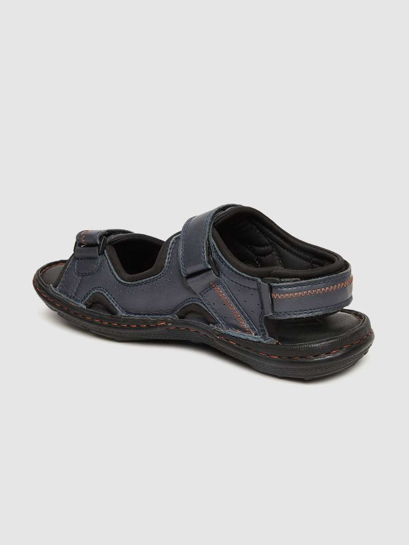 Buy Lee Cooper Men Navy Blue Leather Comfort Sandals Sandals for Men 11700334 Myntra