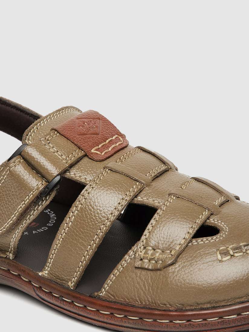 Buy Lee Cooper Men Brown Leather Fishermen Sandals Sandals for Men 11700360 Myntra