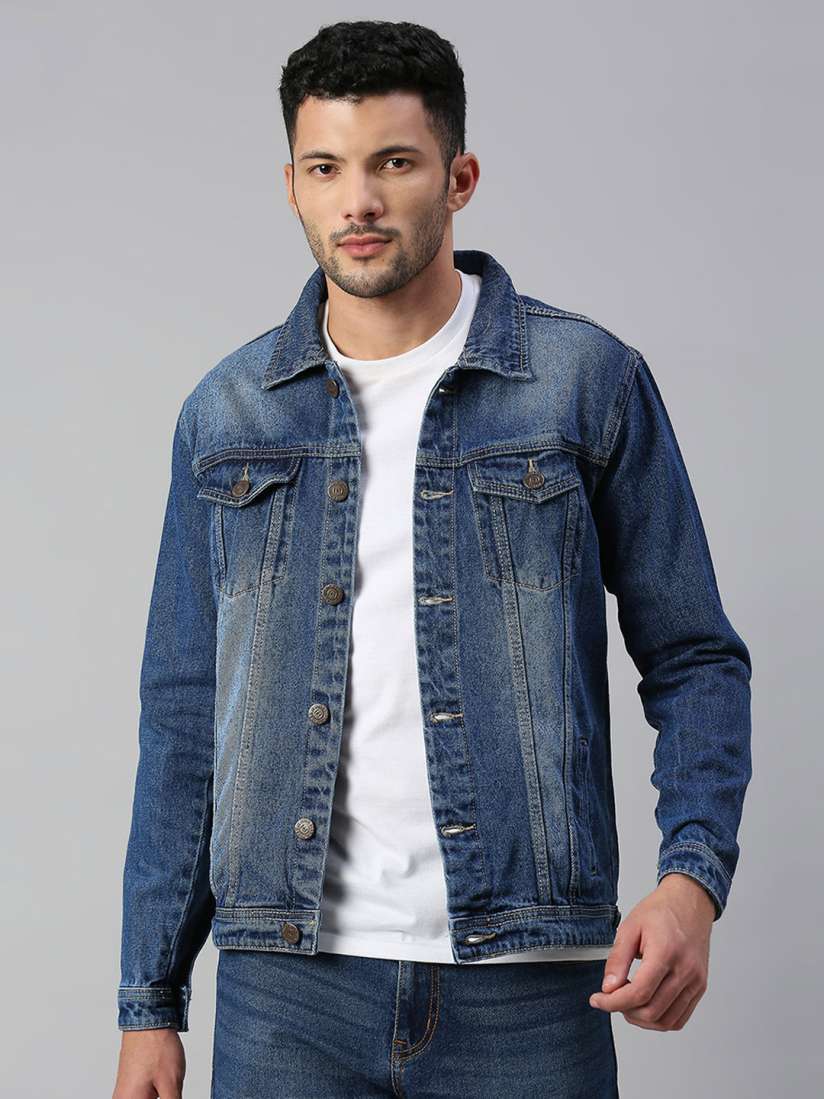 Denim jacket on myntra sales