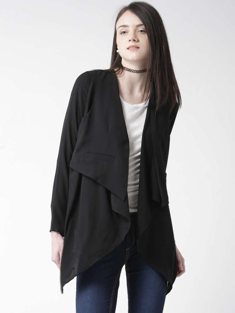 Buy FOREVER 21 Black Sheer Shrug Shrug for Women 1171788 Myntra