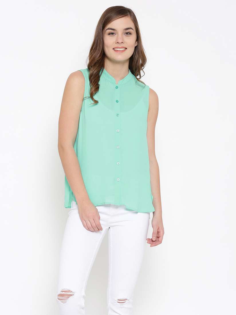 mint green top forever 21