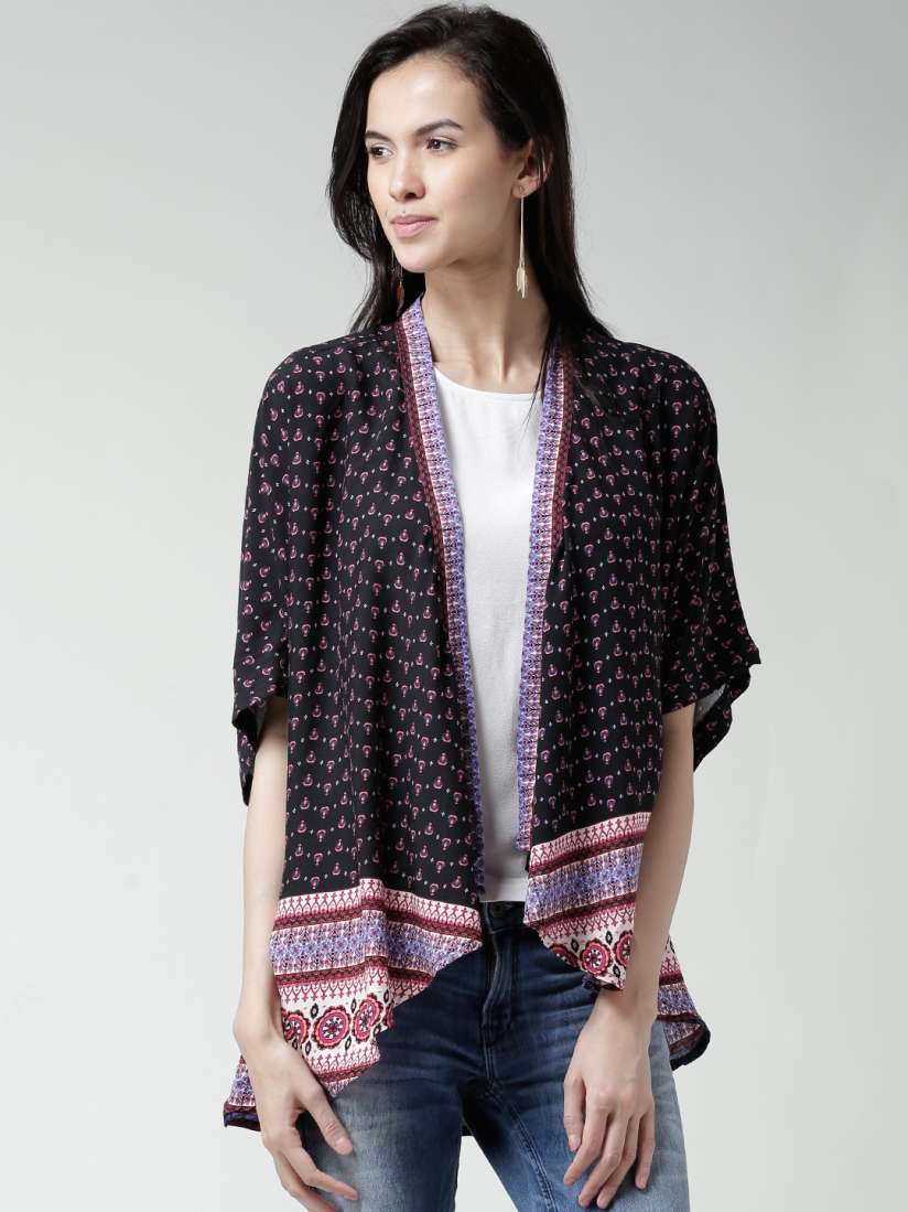 Black shrug myntra cheap